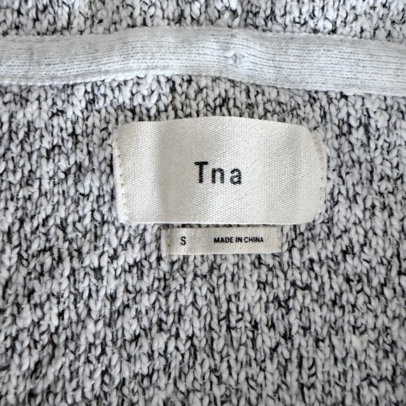 TNA Women's V-Neck Gray Sweater - Picture 2 of 12